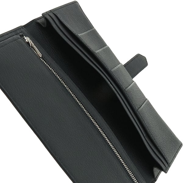 Used HERMES エルメス ベアンスフレ 長財布 ノワール ブラック