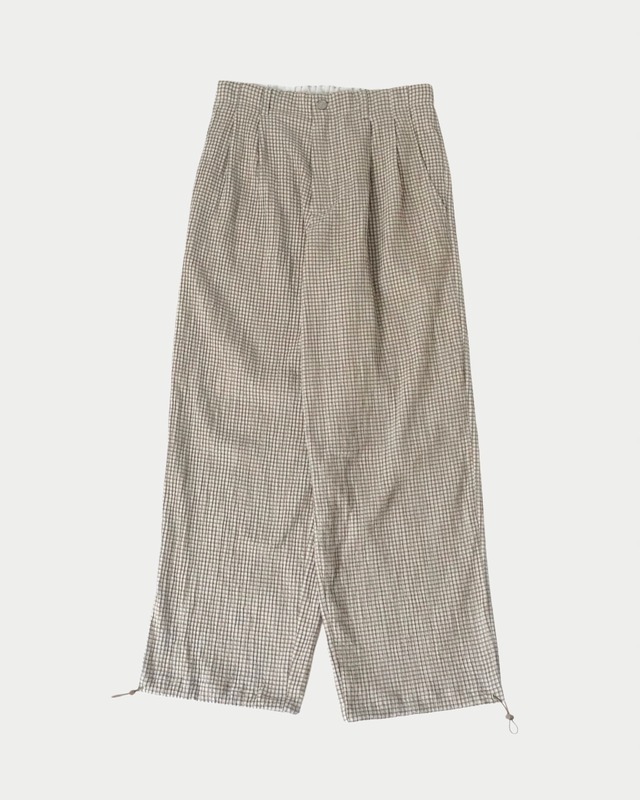 Fabric Pants/Waffle Check