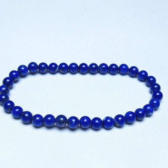 ラピスラズリ ブレスレット 5mm 一点物 メール便可 [M便 1/10] 111-48490