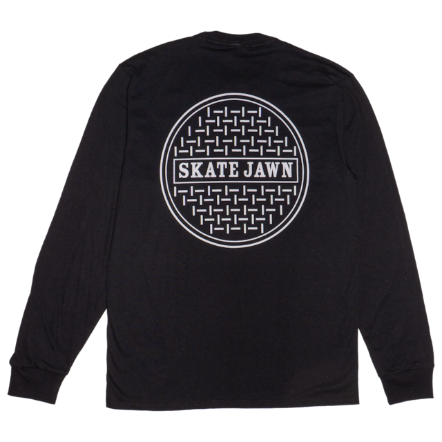 SKATE JAWN / Sewer Cap L/S Tee BLACK / M,L