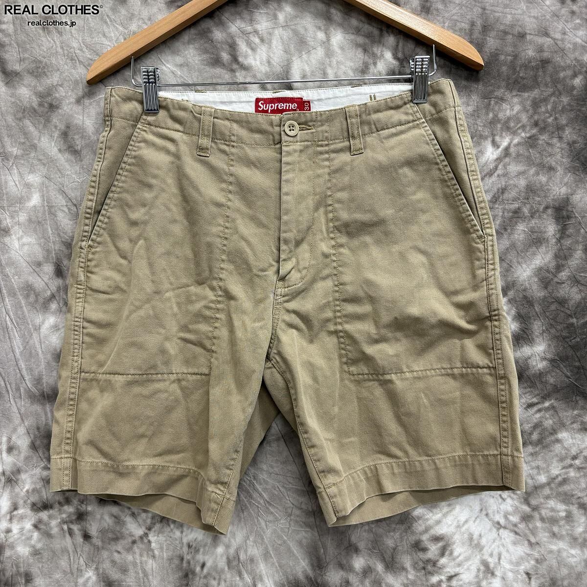 パンツ supreme cargo short olive 34 Supreme - Cargo Short - UG.SHAFT