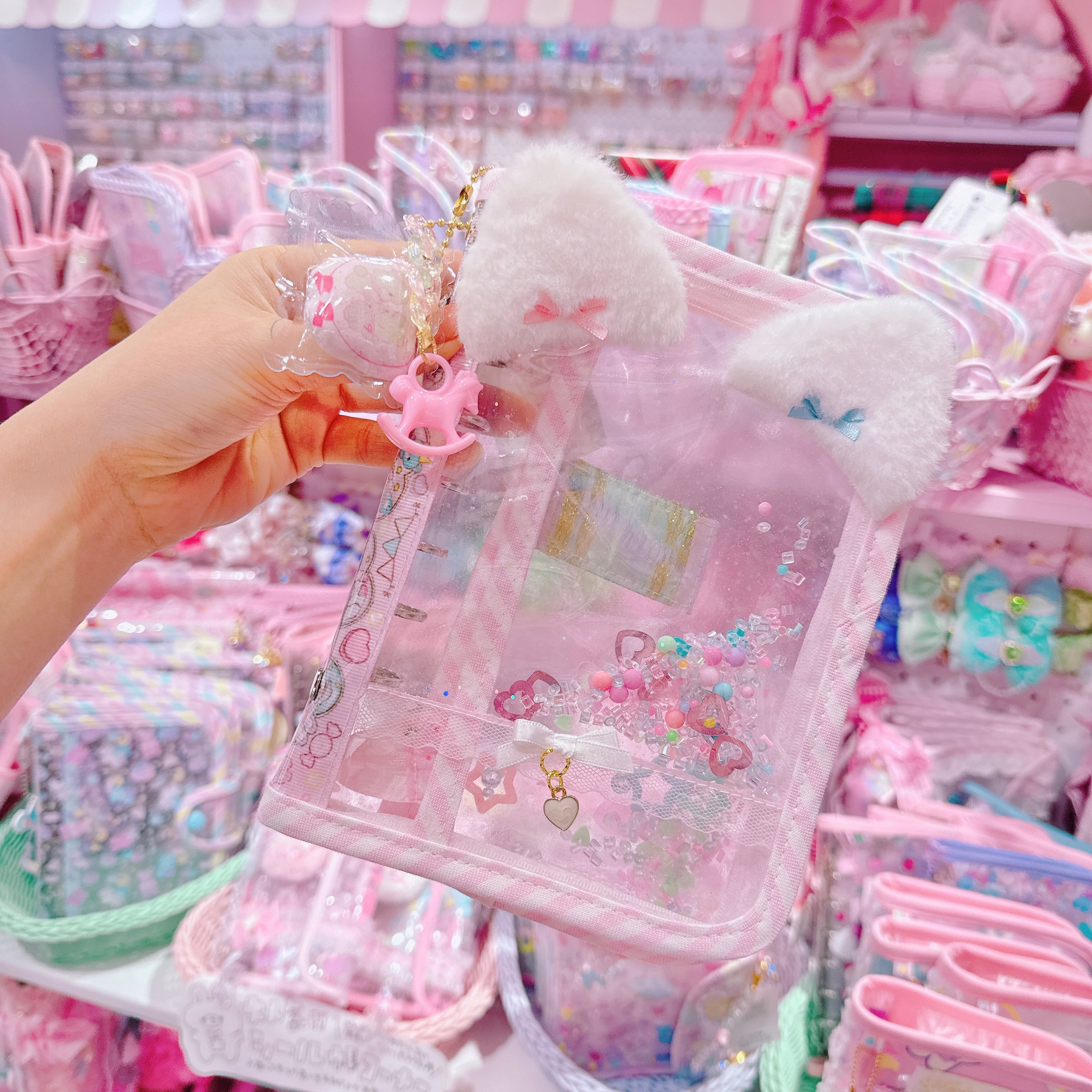 【K2】80-8ねこみみA7シール帳（６穴）