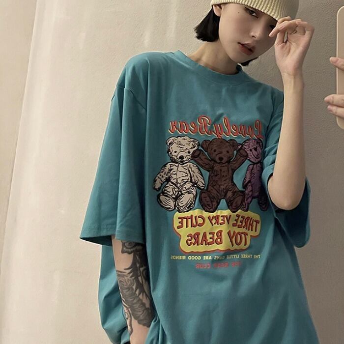 ルーズTシャツ サマーカジュアル 夏物 ケッペル59825587241