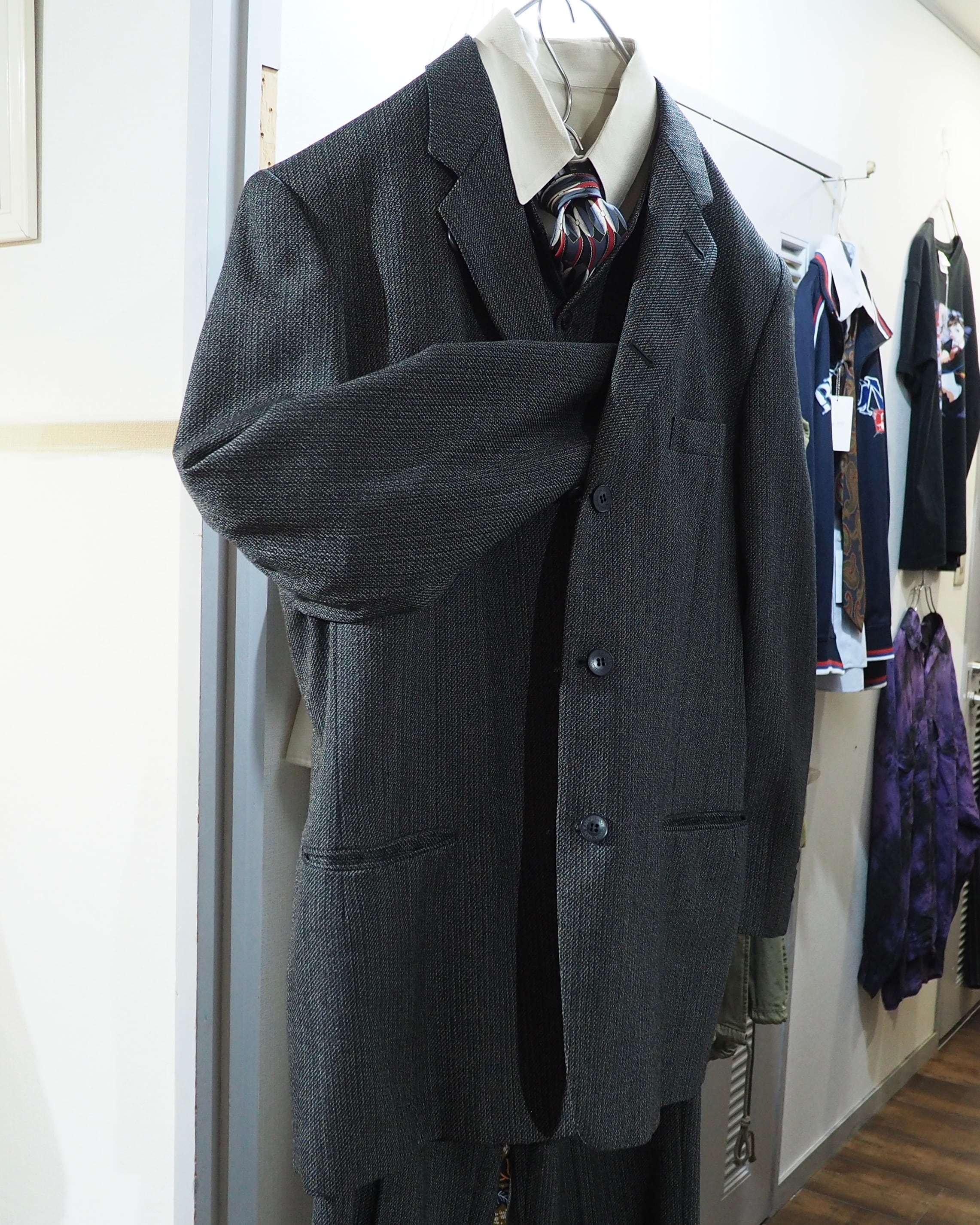 " Ermenegildo Zegna " Soft Ecru White Color vintage loose shirt