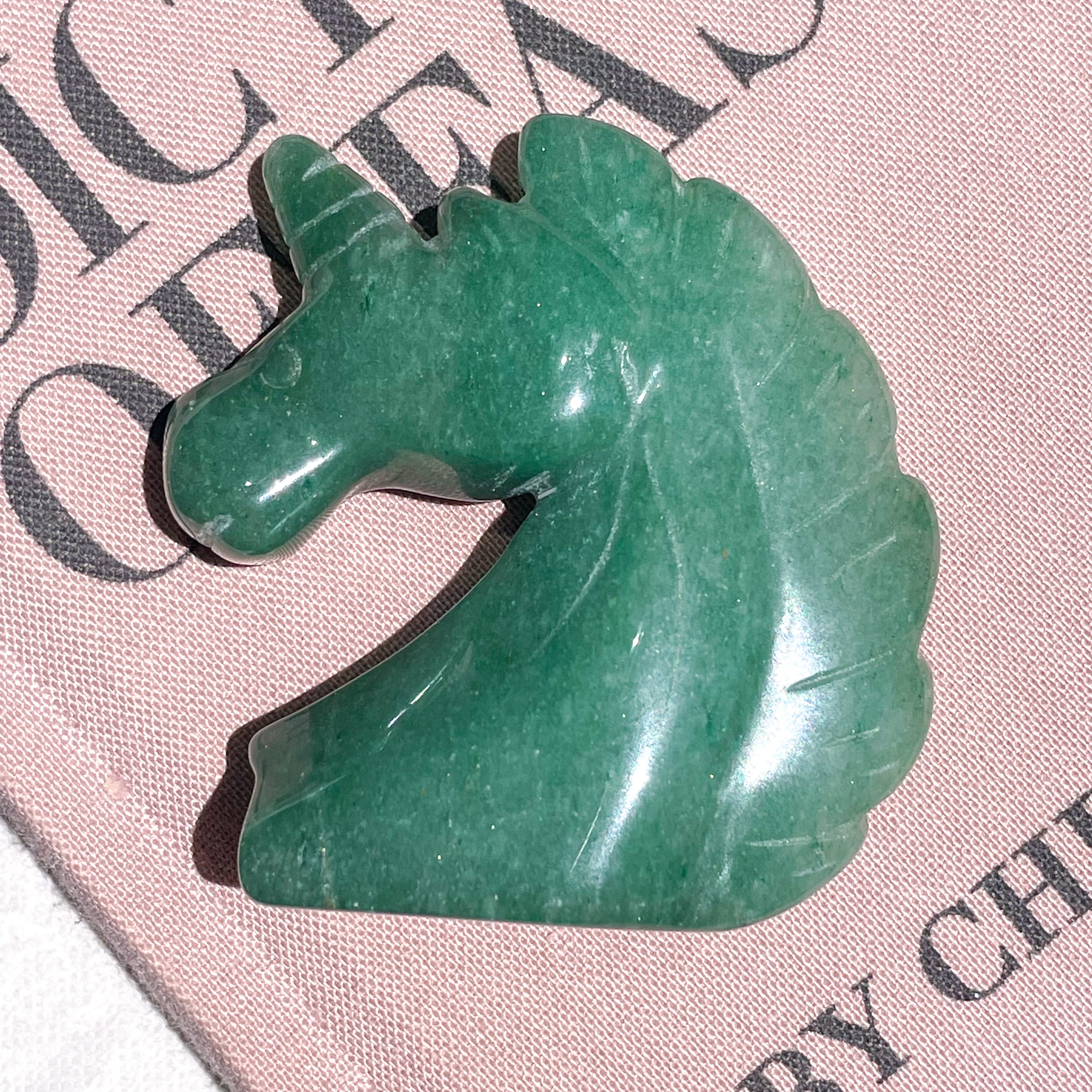 Green Aventurine Unicorn ✧ グリーンアベンチュリン