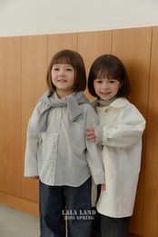 LALALAND 26/SS (Kids)Round-collar shirt