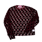 22AW EFFECTEN(エフェクテン) / argyle lace cutsew