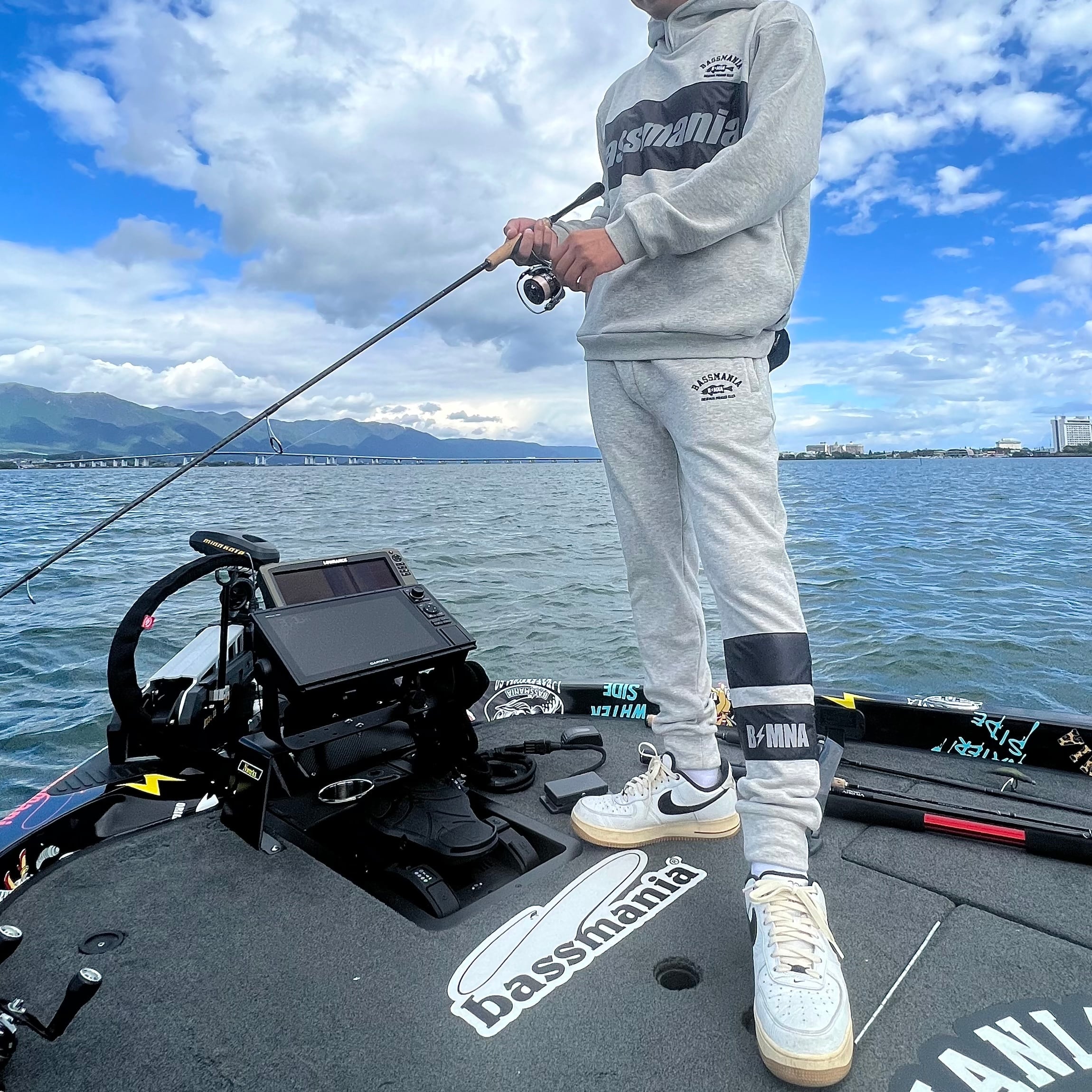 ライン切り替えスウェットジョガーパンツ [GRY/BLK] [限定生産