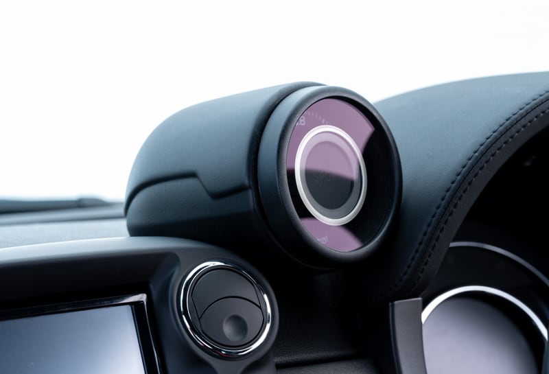 ASSO GRU ローポジションブーストメーターキット ABARTH アバルト Low Position Boostmeter Kit CFRP/FRPMattBK ローポジションブースト