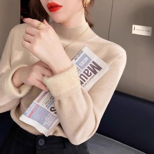 裏起毛 半ハイネック 長袖 ニットセーター レディース トップス ニット セーター プルオーバー インナー ミディアム 襟付き スタンドカラー ハーフハイネック スリム 細身 もこもこ ふわふわ 厚手 裏起毛 かわいい 大人可愛い きれいめ シンプル カジュアル おしゃれ こなれ感 無地 春 秋 冬 ママ 通勤 学生 学校 通学 デート お出かけ 旅行 公園 女子会 休日 重ね着 韓国 暖かい 体型カバー 普段使い 着回し レイヤード フリーサイズ 白 ホワイト 黒 ブラック ベージュアプリコット