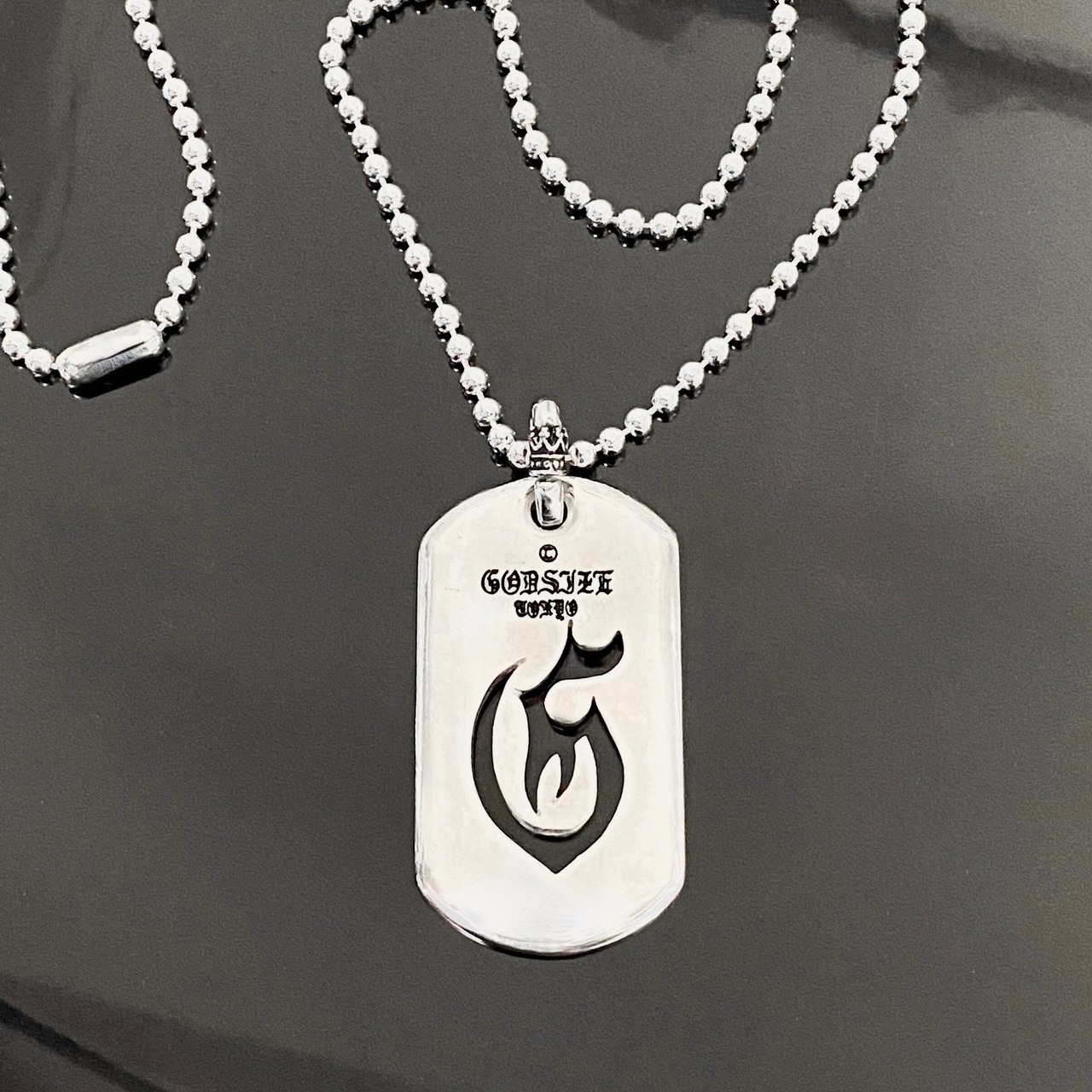 GODSIZE® I.D. TAG #2 PENDANT / ゴッドサイズ® I.D.タグ#2ペンダント