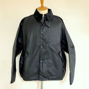 TRANSPORT Waxed Short Blouson　Black