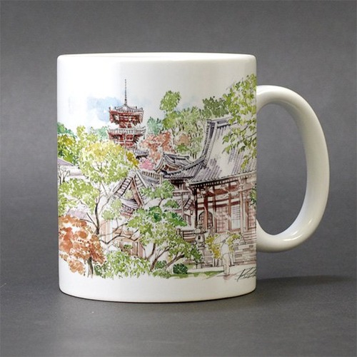 いわきひとまち百景マグカップ：三箱山 勝行院