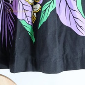 フラダンス 衣装 パウスカート ブラック系 ハイビスカス柄 モンステラ柄 シングル シンプル 華やか 鮮やか エレガント 黒 白 赤 紫 緑 ダンス衣装 ハワイアンダンス レディース ハワイアン アロハ ハワイアンプリント フラ ダンス レッスン 練習