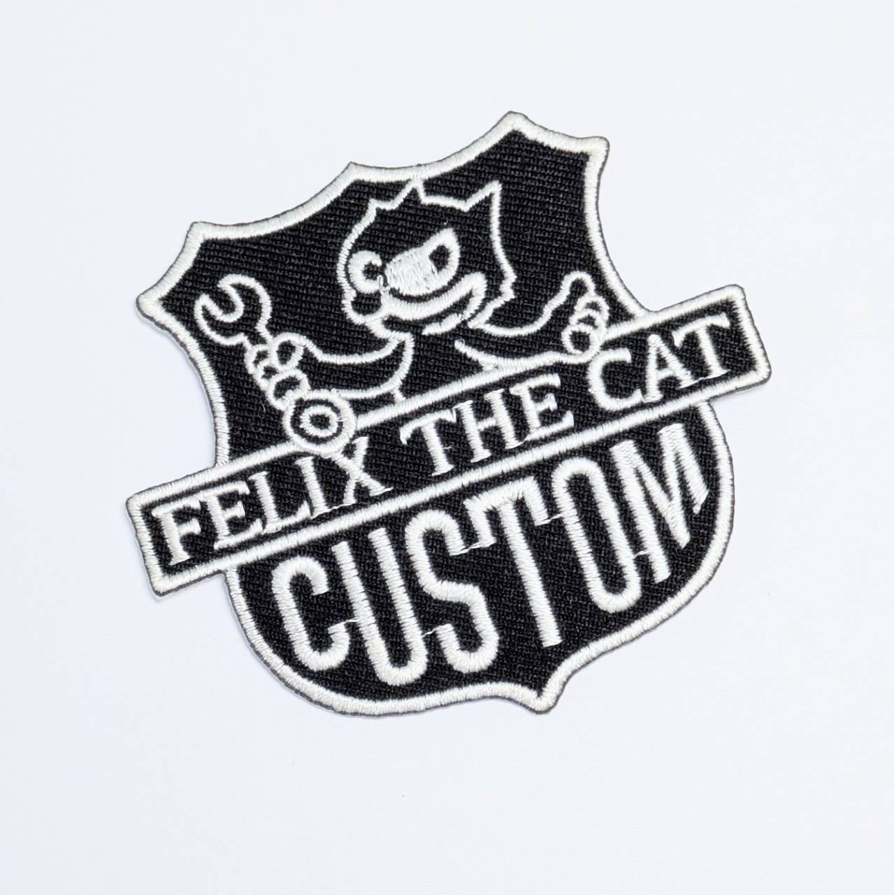 送料無料！ ★刺繍アイロンワッペン★【 Felix the Cat（ フィリックスザキャット ）】“ CUSTOM ” 〚アメリカン雑貨 アメトイ〛