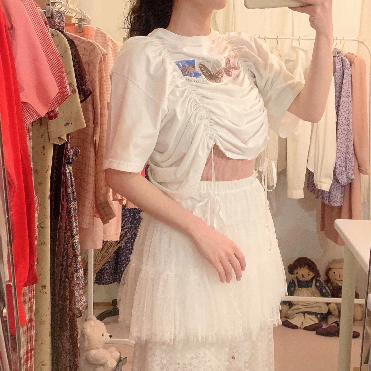 remake : swallowtail bubble T-shirt