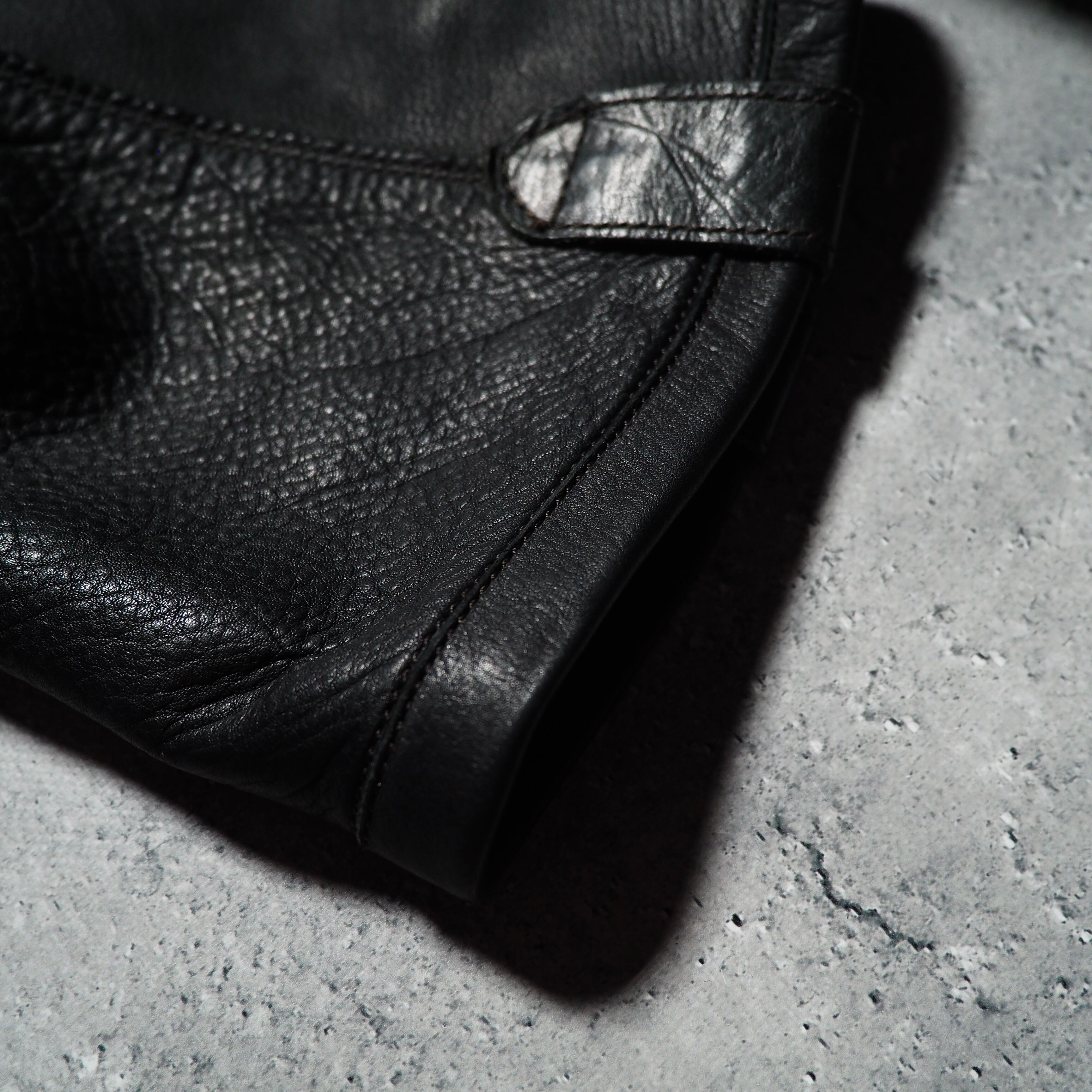 2000s ” Unknown ” Black mode Lamb leather Boots