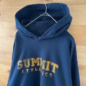 【GILDAN】SUMMIT プリント スウェットパーカー フーディM US古着