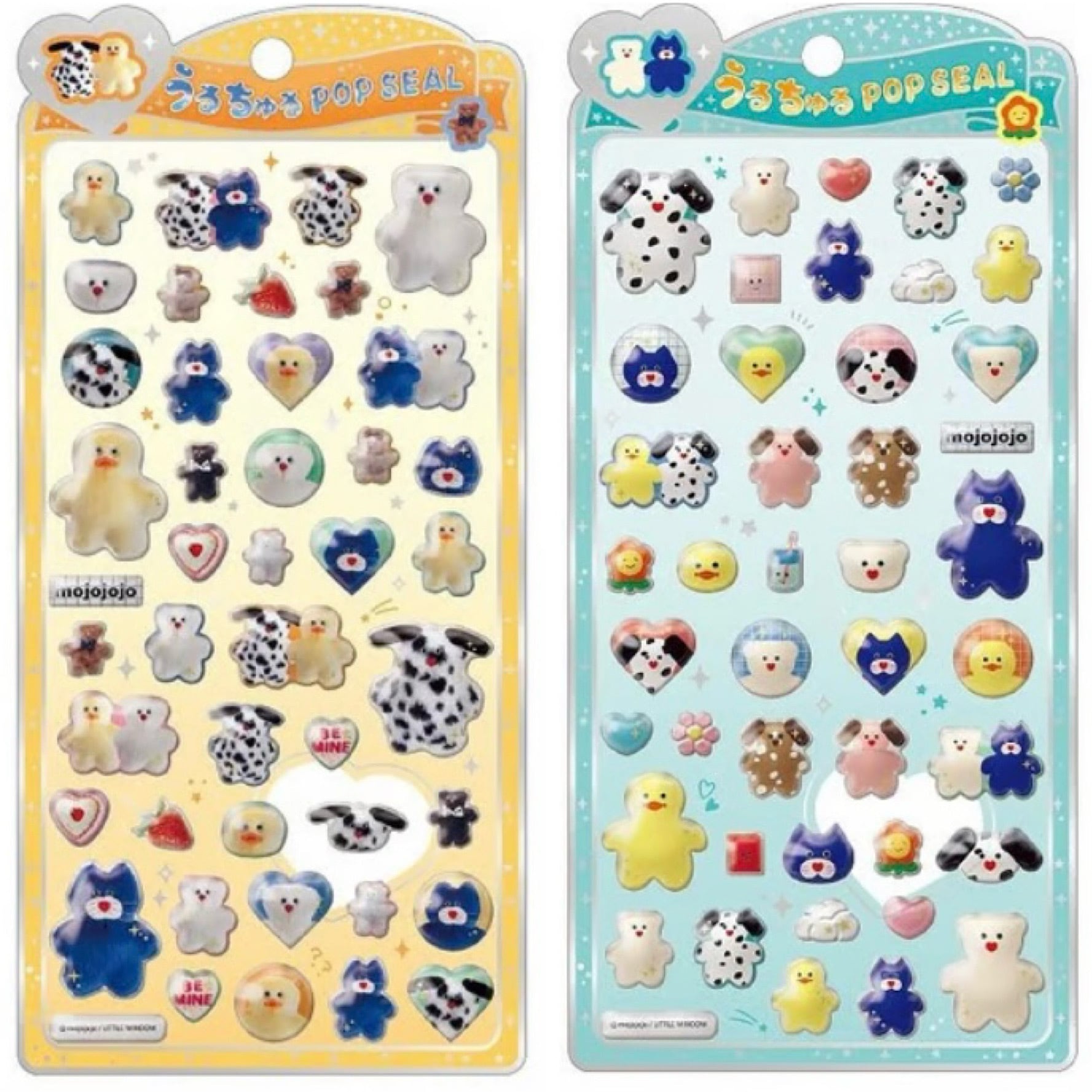うるちゅるポップシール mojojojo2種（実写・イラスト） | rocca rocco