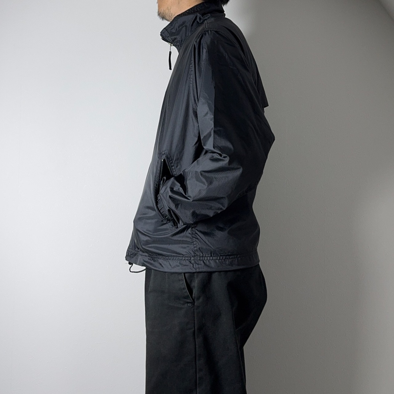 00s OLD GAP nylon jacket BLACK XS 古着 - 20