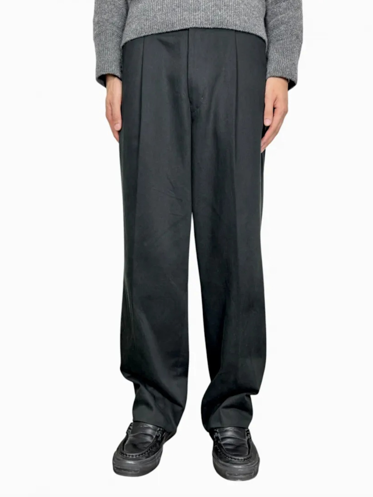 【YOKE】1Pleated Wide Tapered Trousers