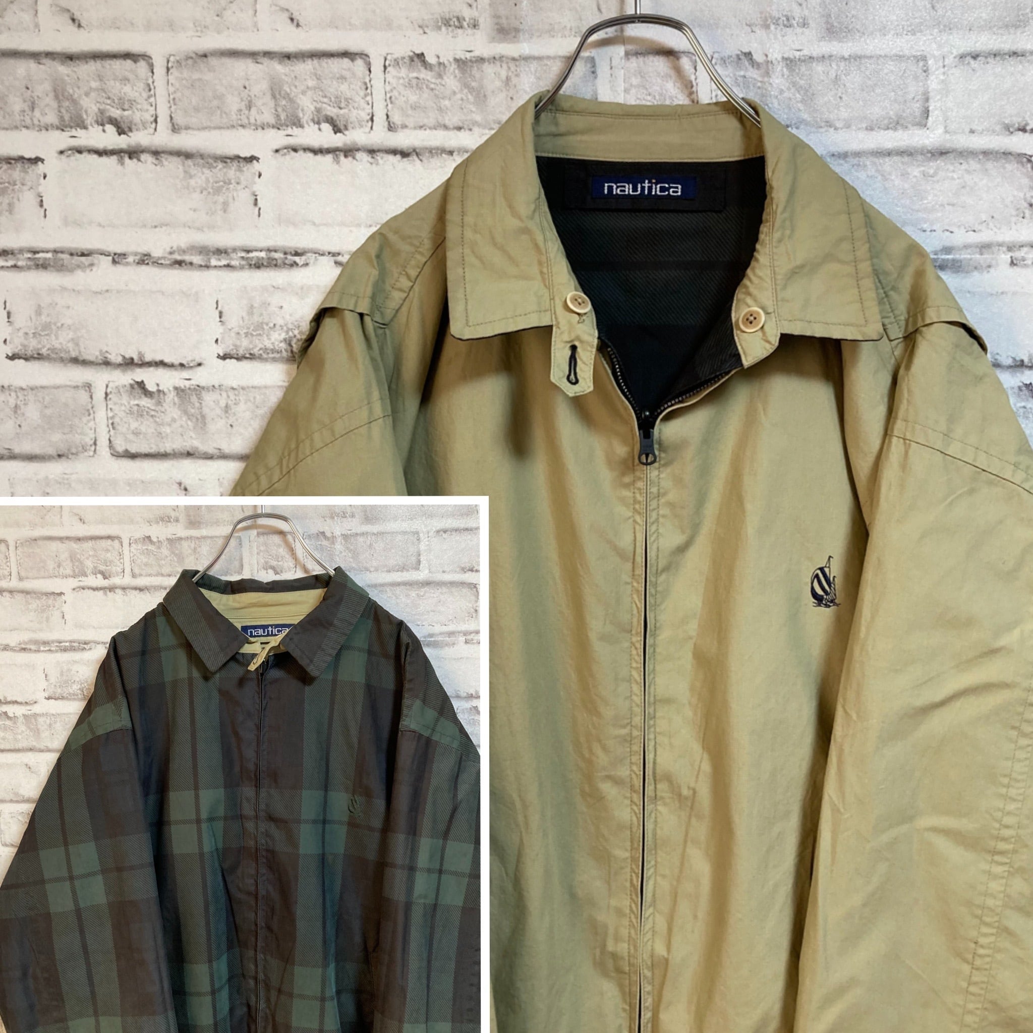 nautica】Reversible Nylon Jacket L 90s “Old nautica” ノーティカ ...