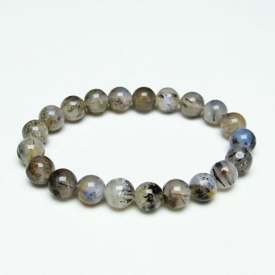 ルチルインアゲート ブレスレット 9mm [M便 1/10] 111-11135