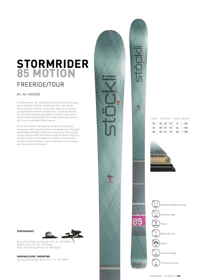 18'-19'｜STORMRIDER 85 MOTION / MX13 silver-black