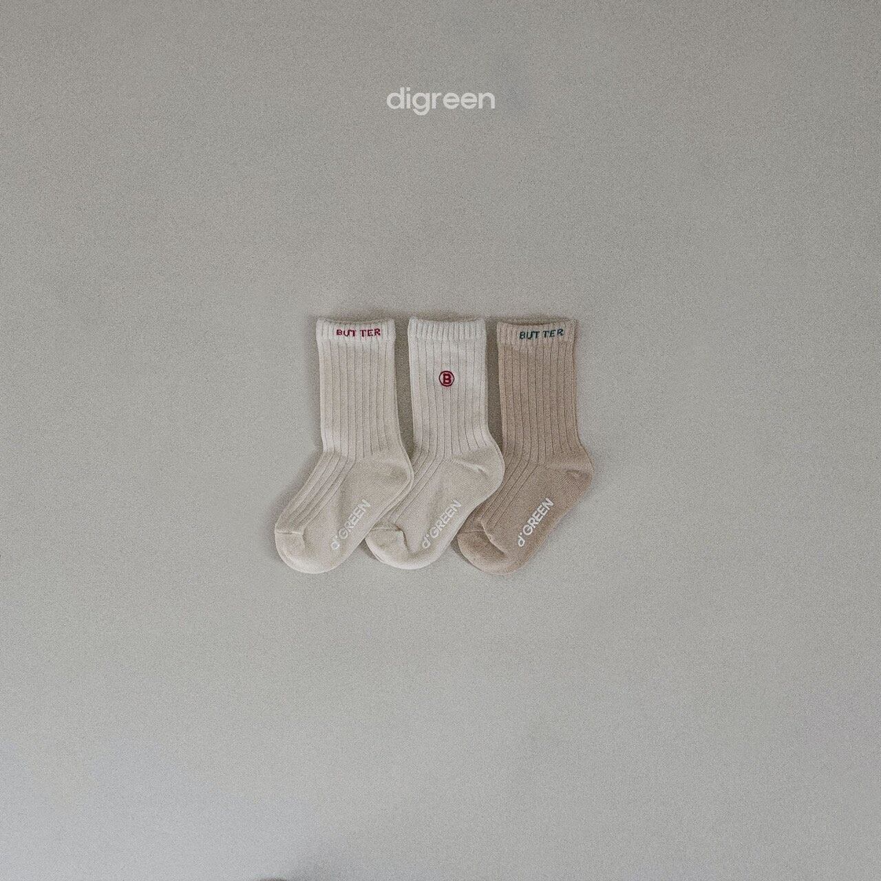 butter socks【digreen】※11月下旬〜12月上旬発送予定