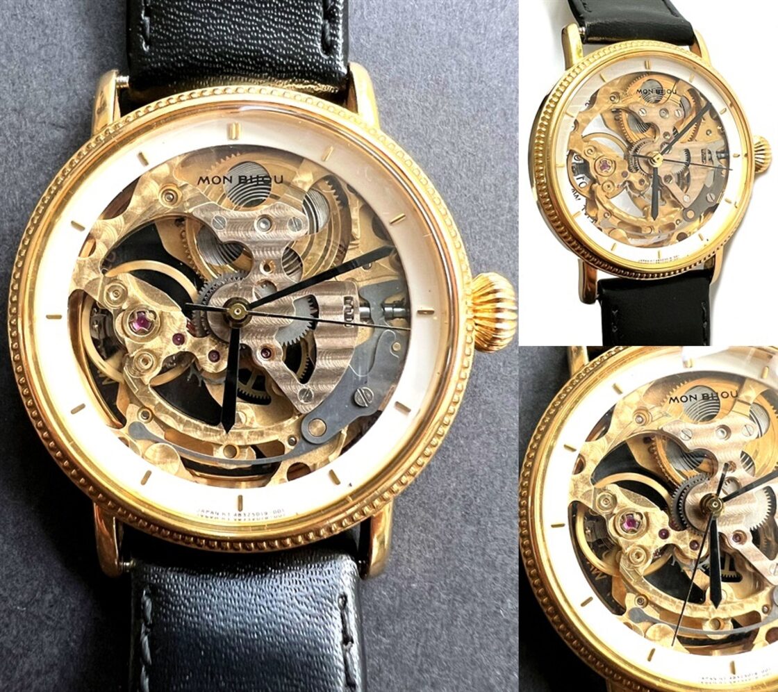 ORIENT オリエント MON BIJOU モンビジュ スケルトン ゴールド 世界 