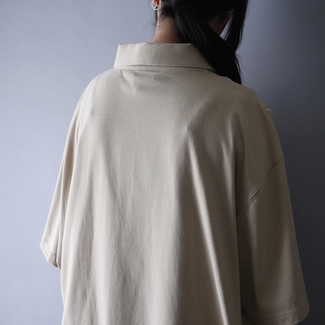 symmetry line design XXXL over silhouette shirt pullover