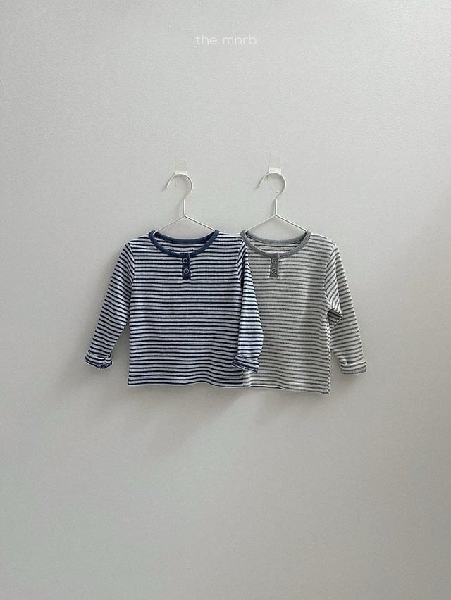 【予約】minirobe  Eddie stripe border t-shirt