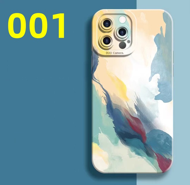 iPhone14 Pro Max 13 12ケース 水彩 マーブル柄 鮮やか 個性的 