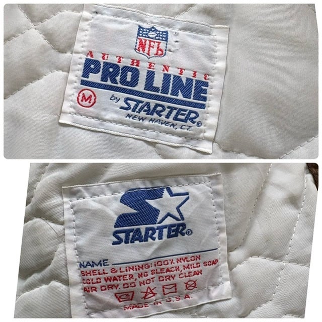 STARTER】NFL スターター 80s USA製 サテンスタジャン ビンテージ