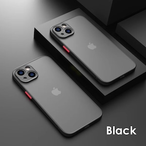 ◆iPhone 16/15/14/13/Pro/Pro Max/Plus◆ Silicone Matte Transparent Back Cover Case / シリコン マット トランスペアレント バック カバー スマホケース