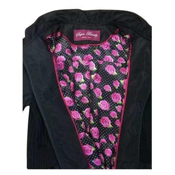 スーパービューティー ジャケット タフタ スタンドフリル衿