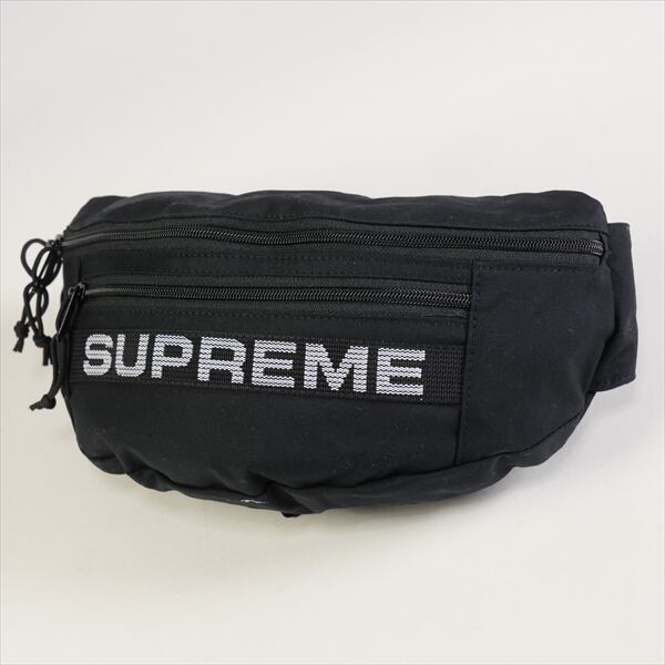 supreme waist bag 黒