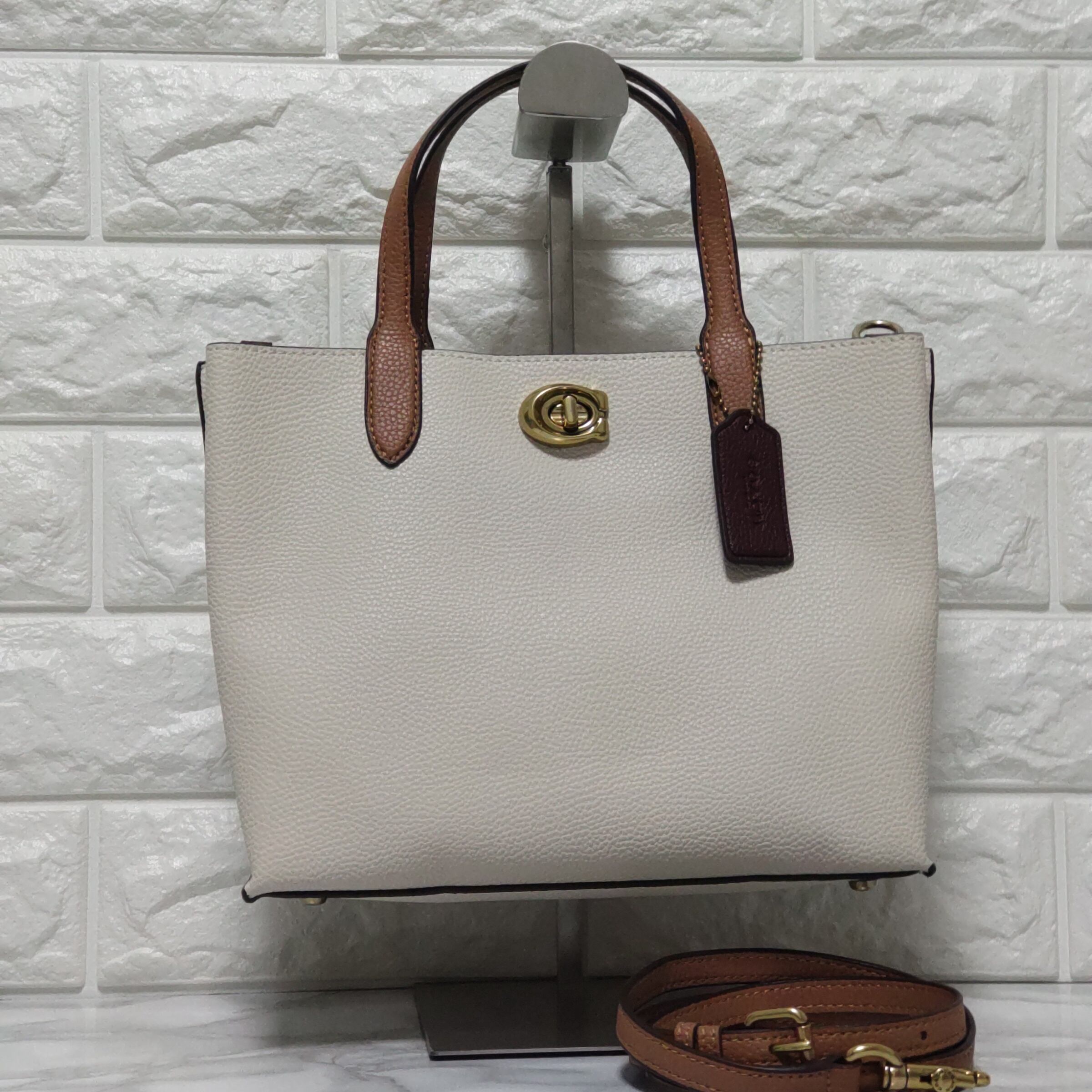 COACH コーチ ウィロウ トート 24 ショルダー WHITE ホワイト | ebisuya 