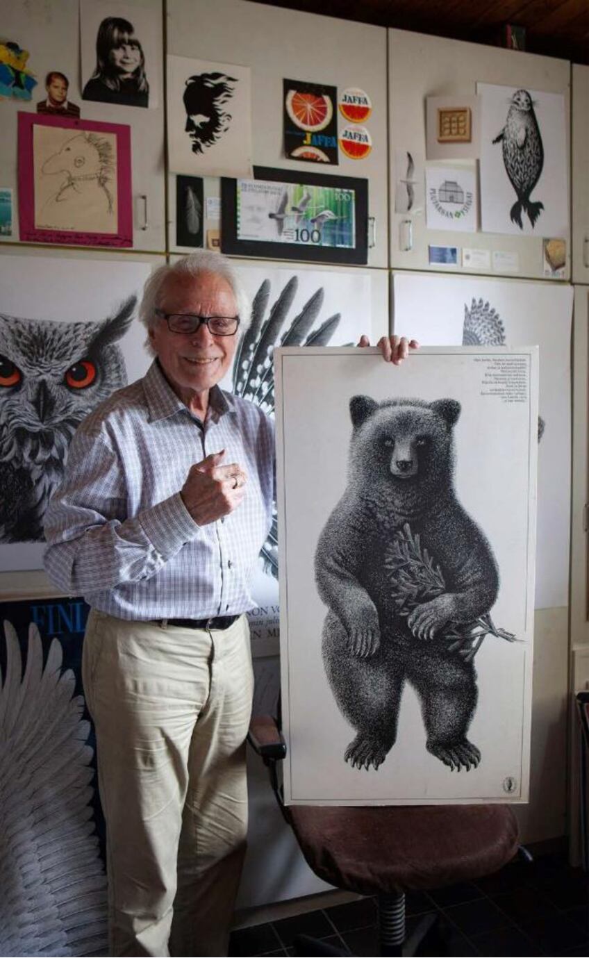 エリック ブルーン/自然保護協会ポスター「サイマーワモンアザラシ