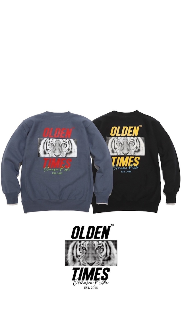 "OLDENTIMES"×"BOIL" 1ST COLLABORATE SWEAT CREW NECK