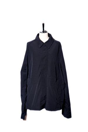 1990's DKNY tech raglan sleeve fly front nylon zip up jacket