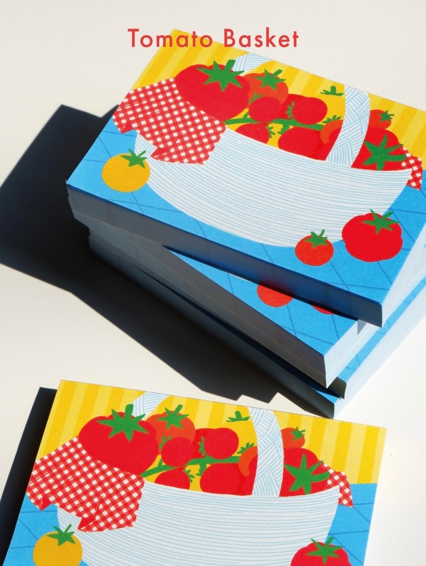 fruit fries】メモ帳 tomato basket | 韓国文具・雑貨 kaulcoffee.studio