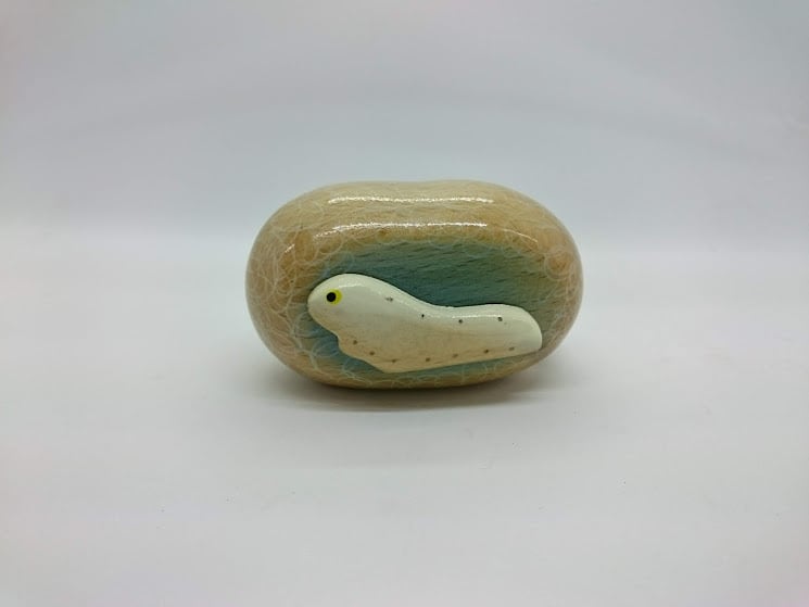 カイコ 繭 Silkworm | 工房西岡 woodcraft animals