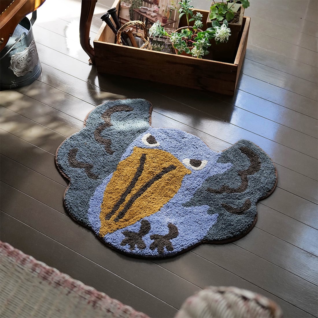 【 送料無料 追跡メール便発送 】 鳥マット バンザイバードマット 梟マット ミミズクマット インコマット ハシビロコウマット 玄関マット トイレマット 車内マット 室内 フローリング対応 かわいい インテリアマット 屋内 カーインテリア フローリングマット マルチマット とりマット バスマット リビングマット おしゃれ 毎日梟 皆んなも笑顔 会話も弾む お洒落マット トリマット ルームインテリア インコ キッチン雑貨 Happy 子供部屋 風水 開運 おすすめ アブロイ ABROI