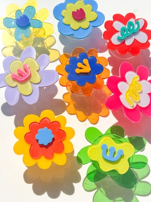 Flower Acryl phone grip