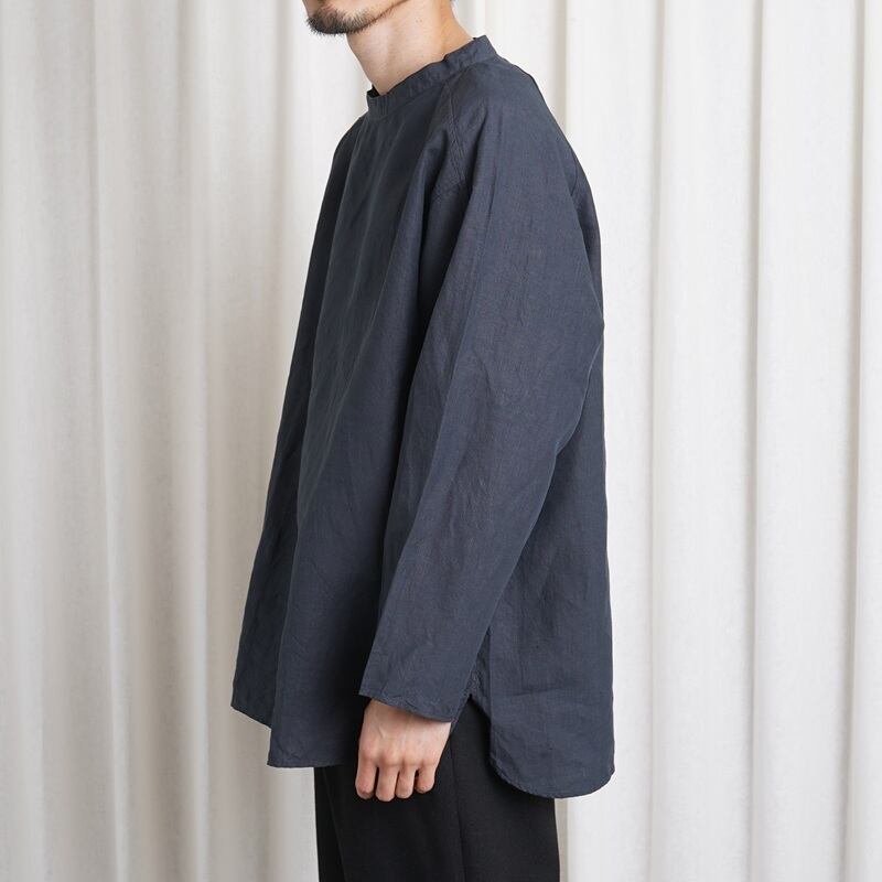 MITTAN | 大麻長袖プルオーバー 高密度 | 黒 | suikazura