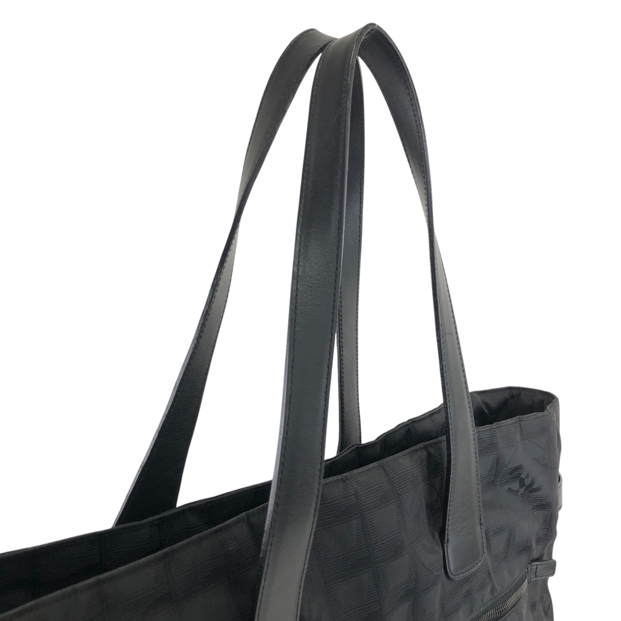 CHANEL シャネル トートバッグ ニュートラベルライン ヴィンテージ 黒 CHANEL シャネル ニュートラベルライン トートバッグ ブラック