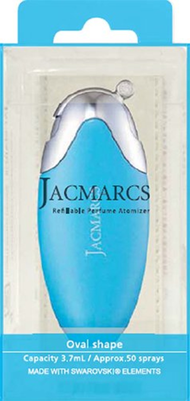 ジャックマルクス リフィラブル パフューム アトマイザー オーバルシェイプ ターコイズ