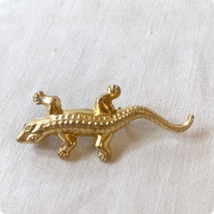 【フランス直輸入】ユニークで可愛いトカゲモチーフ ヴィンテージブローチ