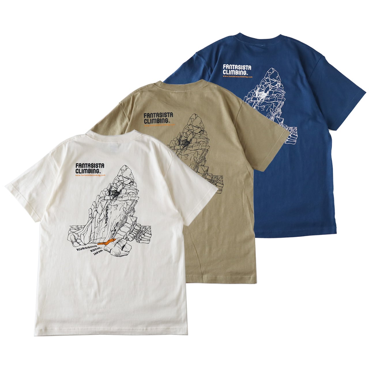 岩Tee vol.2 [ 黒潮 ] | FANTASISTA CLIMBING